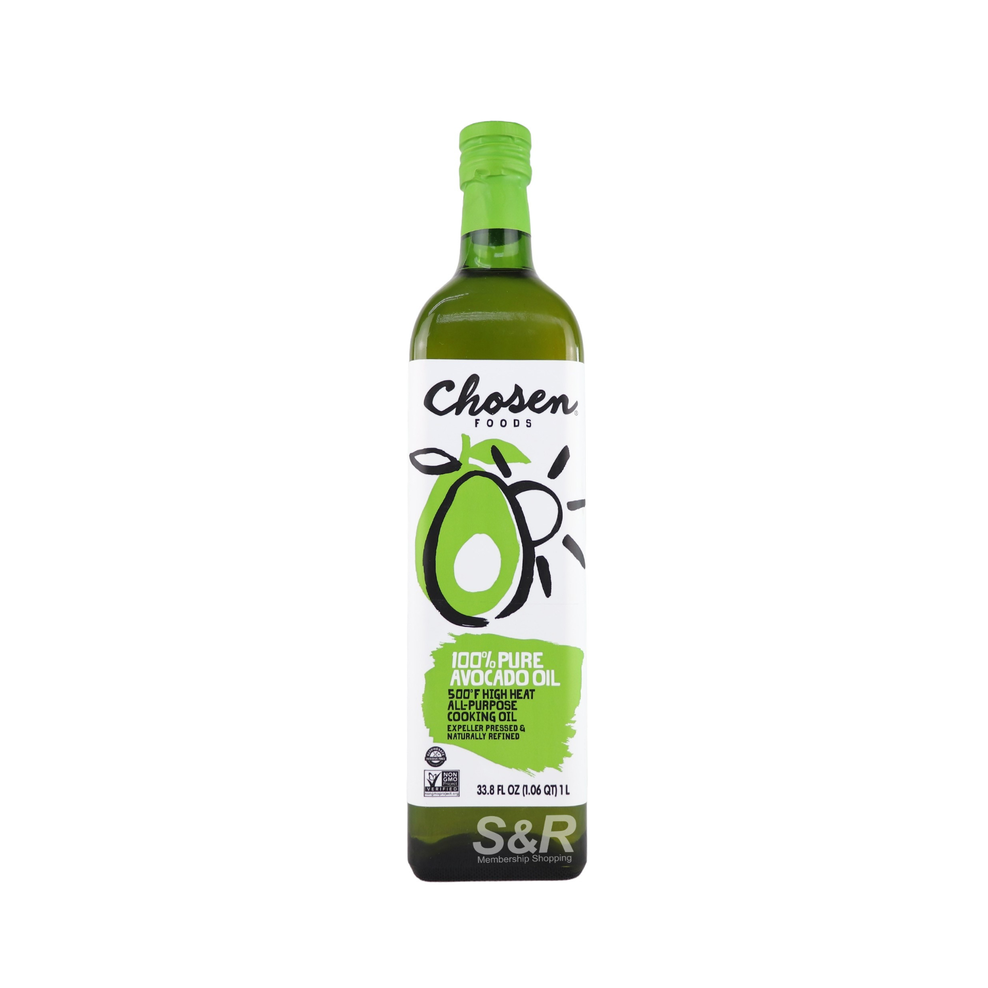 Chosen Foods 100% Pure Avocado Oil 1L